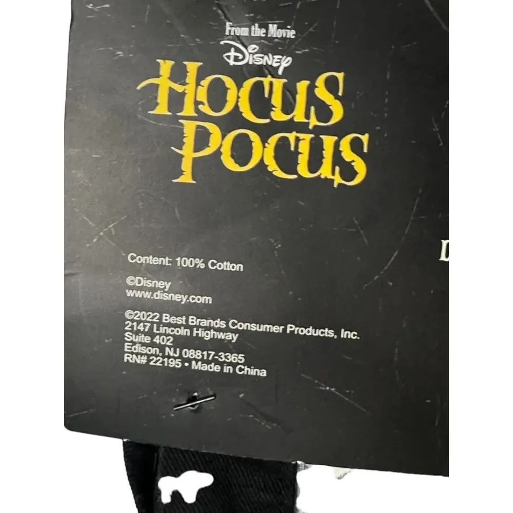 Disney HOCUS POCUS Broom Squad Black Apron 100% Cotton New